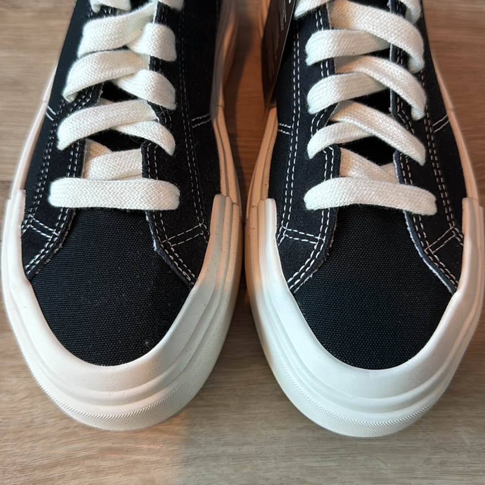Converse Black Chuck Taylor All Star Cruise Sneakers Tops sz W8.5 M7 - Picture 4 of 13